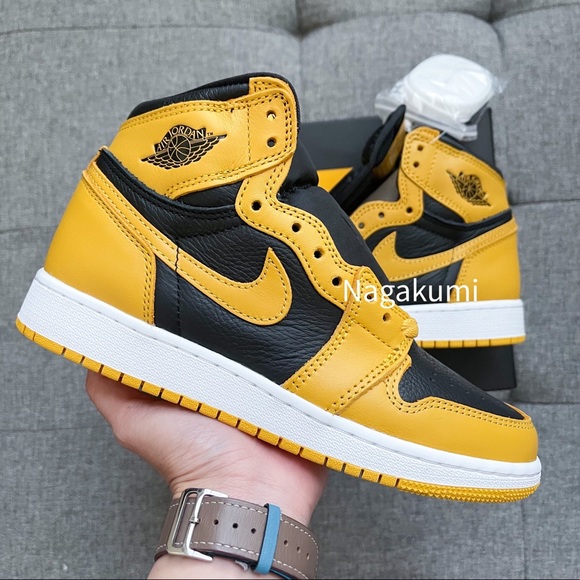 🐝 Nike air Jordan 1 Retro high pollen shoes - Picture 1 of 4